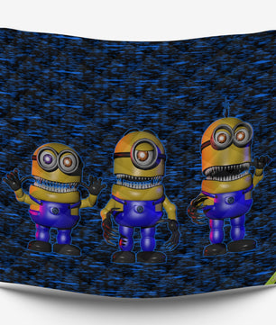 FNaF Bedding Set Minion Style Quilt Set Comfortable Soft Breathable - Lusy Store LLC