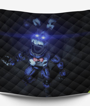 FNaF Bedding Set Nightmare Bonnie Quilt Set 3D Comfortable Soft Breathable - Lusy Store LLC