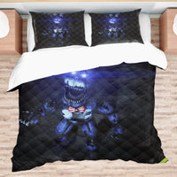 FNaF Bedding Set Nightmare Bonnie Quilt Set 3D Comfortable Soft Breathable - Lusy Store LLC