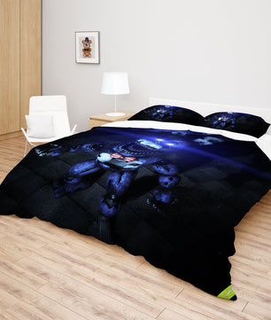 FNaF Bedding Set Nightmare Bonnie Quilt Set 3D Comfortable Soft Breathable - Lusy Store LLC