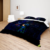 FNaF Bedding Set Nightmare FNaF World Quilt Set Comfortable Soft Breathable - Lusy Store LLC