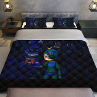 FNaF Bedding Set Nightmare FNaF World Quilt Set Comfortable Soft Breathable - Lusy Store LLC