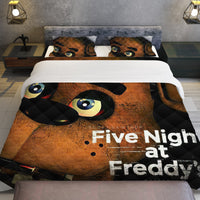 FNaF Bedding Set Quilt Set Cute Freddy Bed Set For Boys - Lusy Store LLC