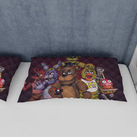 FNaF Bedding Set Quilt Set Cute Freddy Fazbear Chica Fox Bed Linen - Lusy Store LLC