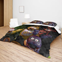 FNaF Bedding Set Quilt Set Freddy Bonnie Foxy Chica Bed Set - Lusy Store LLC