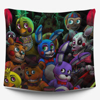 FNaF Bedding Set Quilt Set Freddy FNaF World Bed Set - Lusy Store LLC