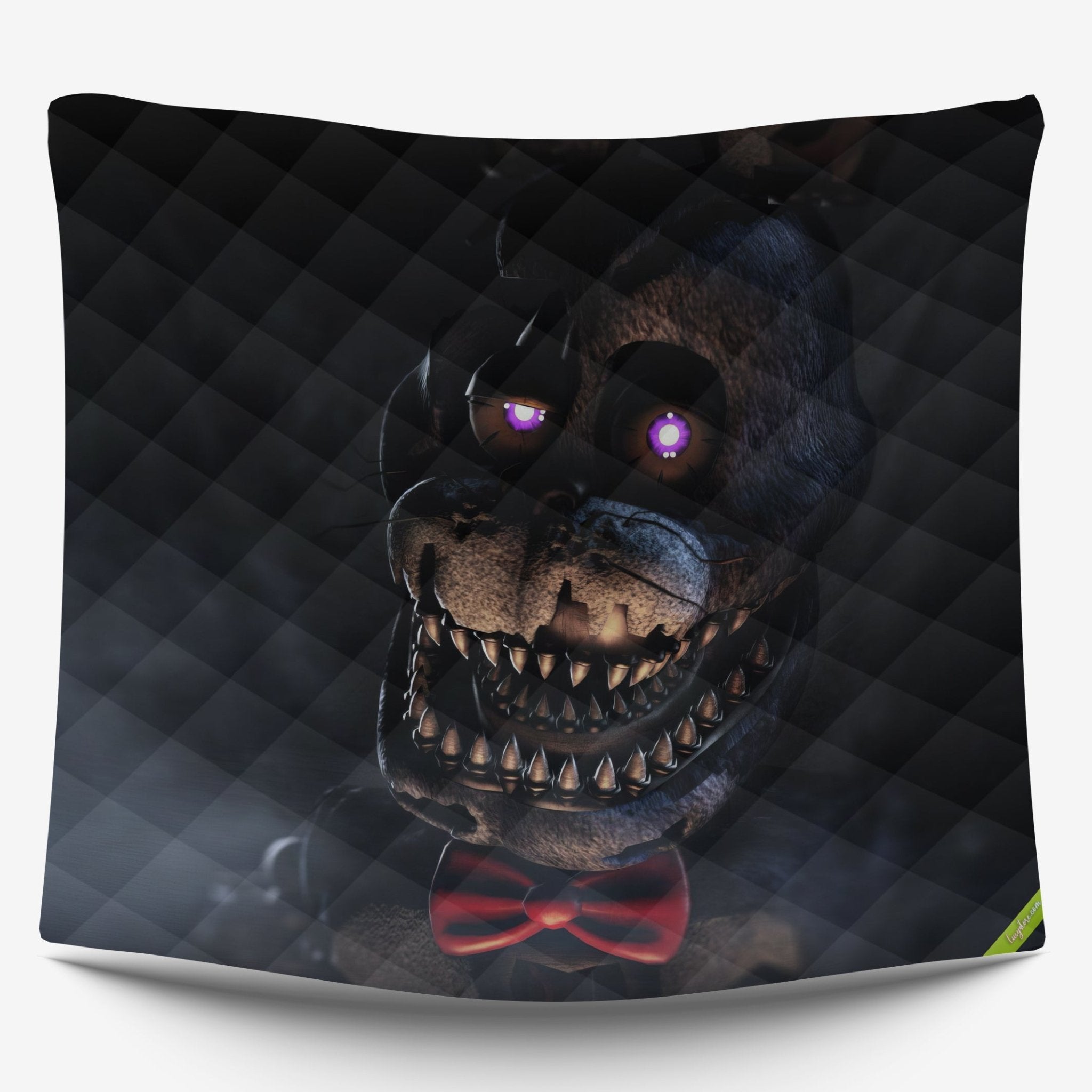 FNaF Bedding Set Quilt Set Nightmare Freddy Fazbear Bed Linen Black Be