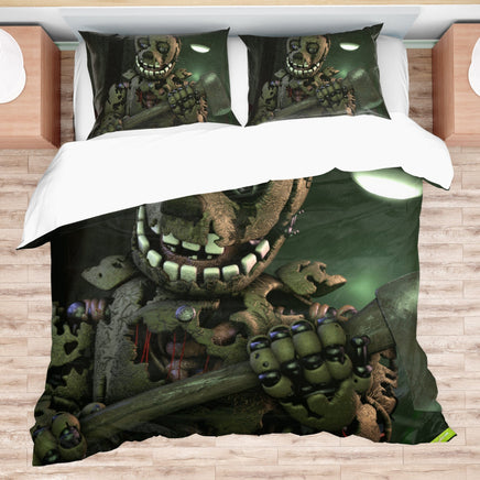 FNaF Bedding Set Springtrap 3D Quilt Set Comfortable Soft Breathable - Lusy Store LLC