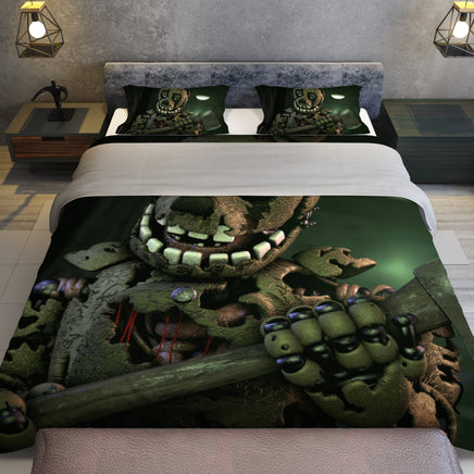 FNaF Bedding Set Springtrap 3D Quilt Set Comfortable Soft Breathable - Lusy Store LLC