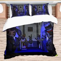 FNaF Bedding Set Springtrap FNaF World Quilt Set Comfortable Soft Breathable - Lusy Store LLC