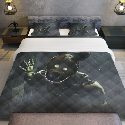 FNaF Bedding Set Springtrap Quilt Set 3D Comfortable Soft Breathable - Lusy Store LLC