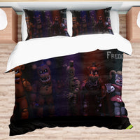 FNaF Bedding Set Withered Bonnie Quilt Set Withered Bonnie Sister Location - Lusy Store LLC