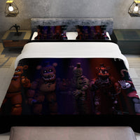 FNaF Bedding Set Withered Bonnie Quilt Set Withered Bonnie Sister Location - Lusy Store LLC