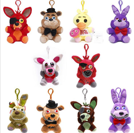 FNAF Freddy Fazbear Bear Mangle Foxy bonnie chica Plush Toys Doll Kids - Lusy Store