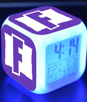 Fortnite Alarm Clock Colorful Light LED Great Gift For Kids - Lusy Store