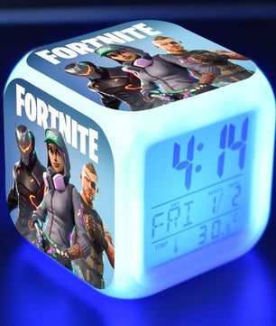 Fortnite Alarm Clock Colorful Light LED Great Gift For Kids - Lusy Store