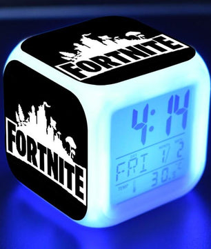 Fortnite Alarm Clock Colorful Light LED Great Gift For Kids - Lusy Store