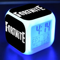 Fortnite Alarm Clock Colorful Light LED Great Gift For Kids T1526 - Lusy Store