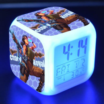 Fortnite Alarm Clock Colorful Light LED Great Gift For Kids T1526 - Lusy Store