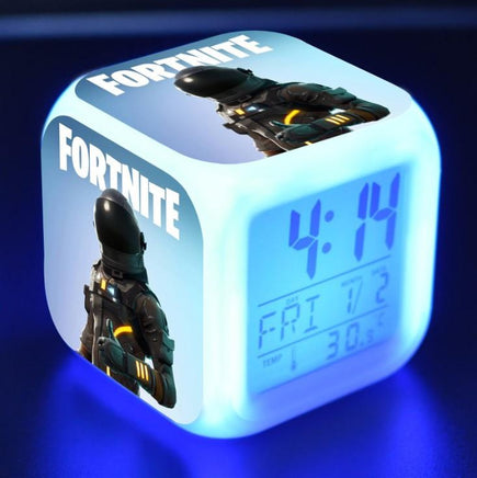 Fortnite Alarm Clock Colorful Light LED Great Gift For Kids T1528 - Lusy Store