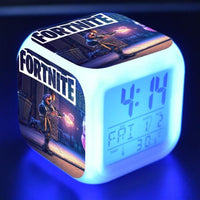 Fortnite Alarm Clock Colorful Light LED Great Gift For Kids T1528 - Lusy Store
