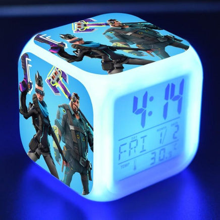 Fortnite Alarm Clock Colorful Light LED Great Gift For Kids T1529 - Lusy Store