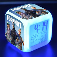 Fortnite Alarm Clock Colorful Light LED Great Gift For Kids T1529 - Lusy Store
