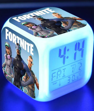 Fortnite Alarm Clock Colorful Light LED Great Gift For Kids T1529 - Lusy Store