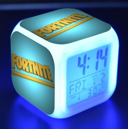 Fortnite Alarm Clock Colorful Light LED Great Gift For Kids T1530 - Lusy Store