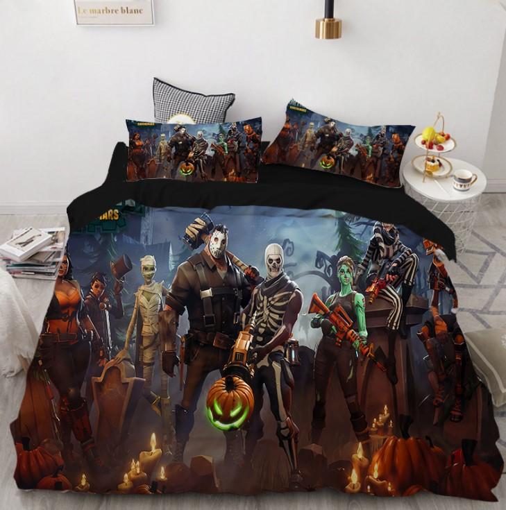 Fortnite Bed Set 3D Digital Home Textile Europe and The United States Quilt Cover High Quality BD156 - Lusy Store