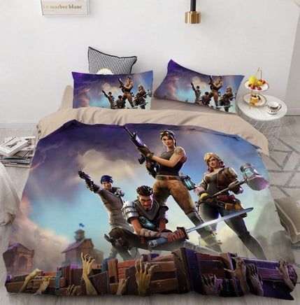 Fortnite Bed Set 3D Digital Home Textile Europe and The United States Quilt Cover High Quality BD168 - Lusy Store