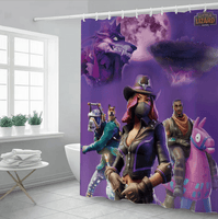 Fortnite Curtains Shower Curtain Waterproof 3D Digital Printing CR1569 - Lusy Store
