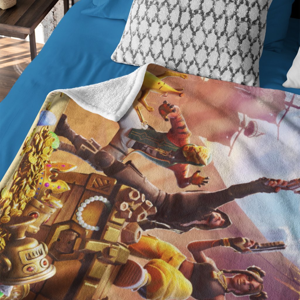 Fortnite Fleece Blanket Season 8 Soft and Cozy Blanket FB475 - Lusy Store