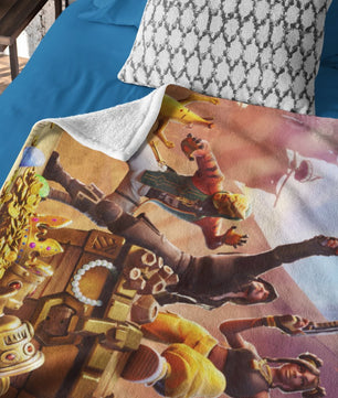 Fortnite Fleece Blanket Season 8 Soft and Cozy Blanket FB475 - Lusy Store
