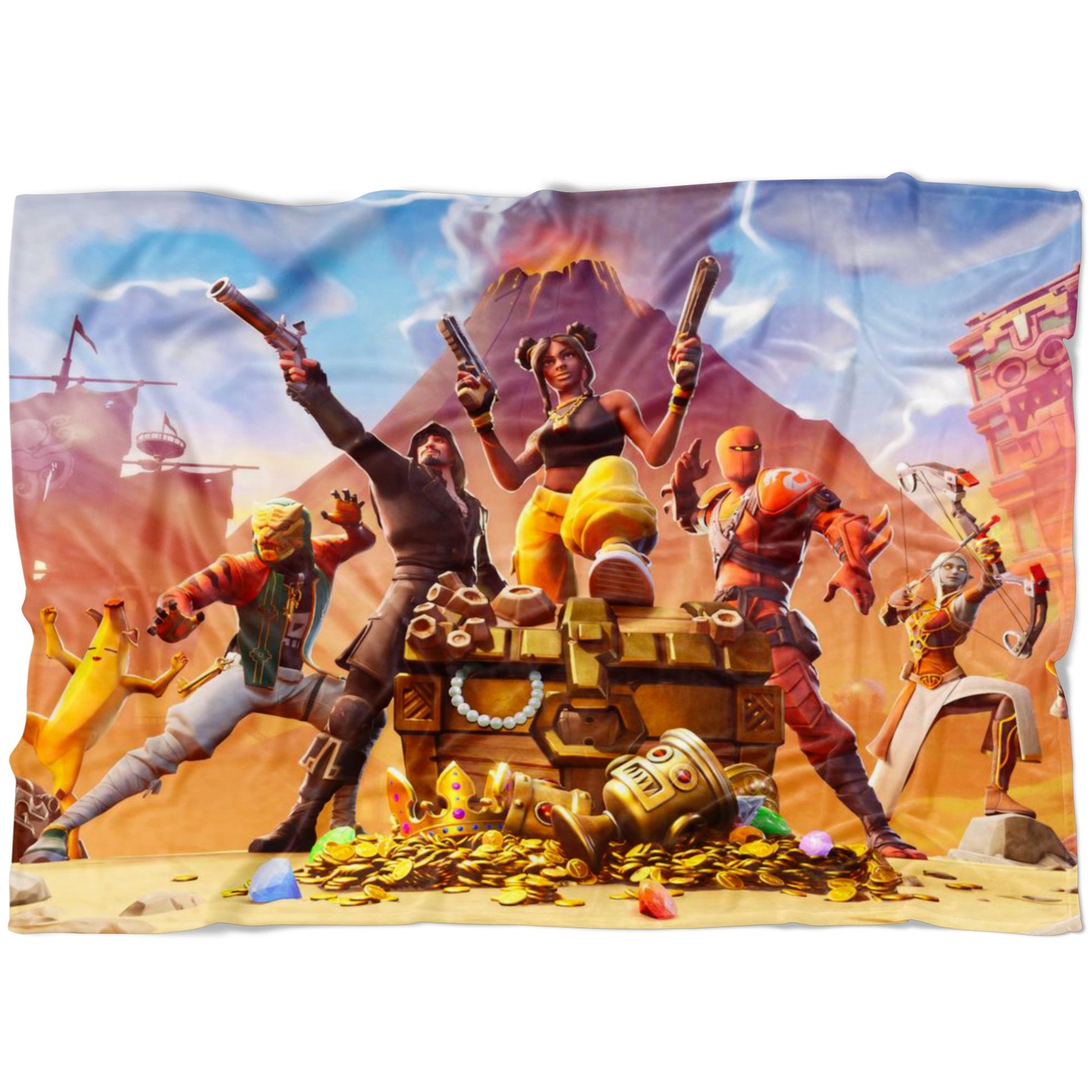 Fortnite Fleece Blanket Season 8 Soft and Cozy Blanket FB475 - Lusy Store