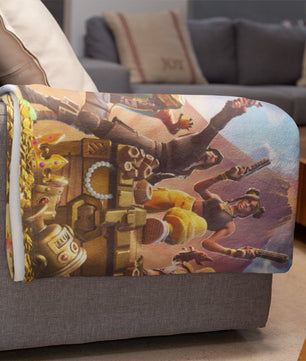 Fortnite Fleece Blanket Season 8 Soft and Cozy Blanket FB475 - Lusy Store