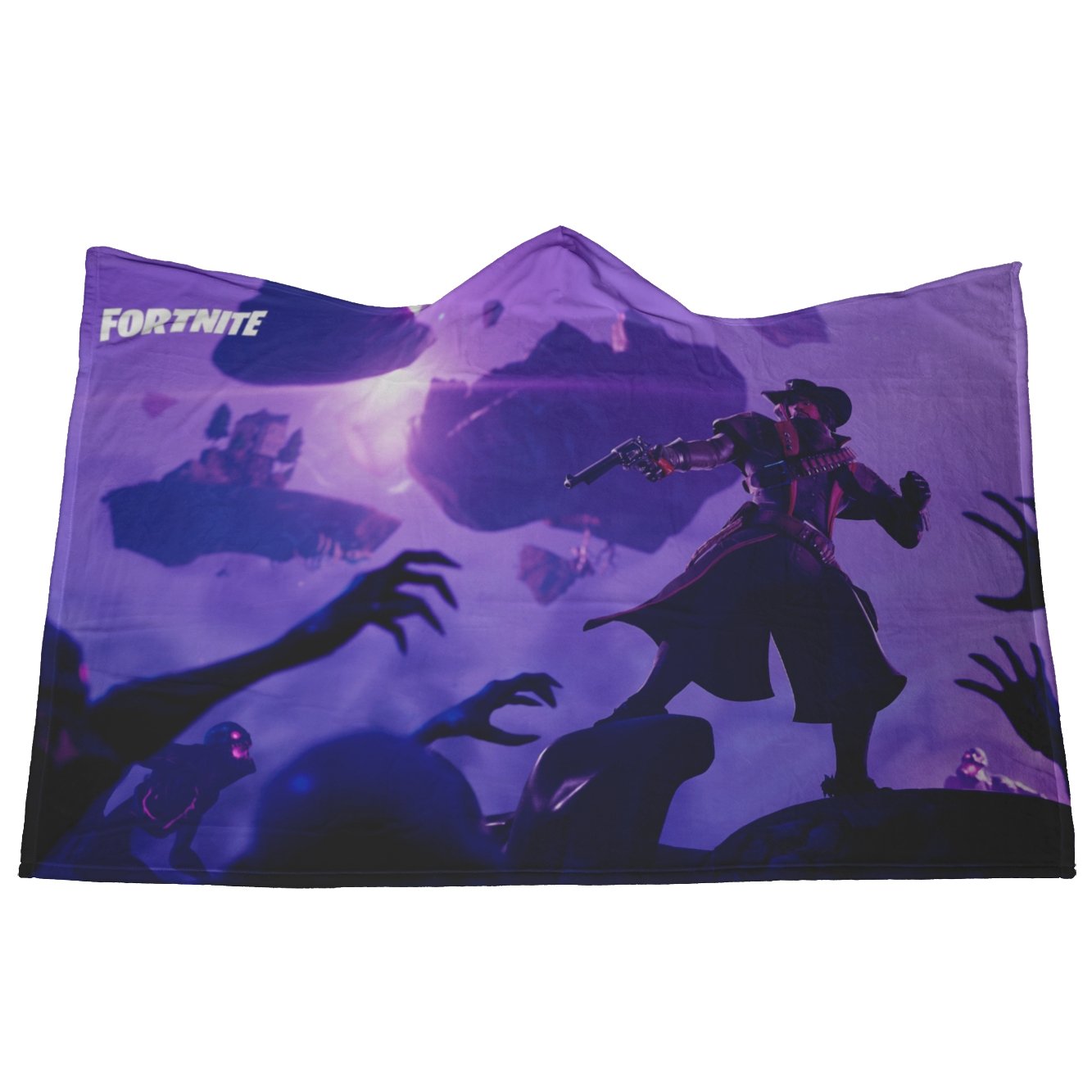 Fortnite Hooded Blanket Soft and Cozy Purple Blanket FB474 - Lusy Store