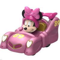 Friction Toy Car Donald Duck Minnie Cartoon For Children 6.5x13x9 cm (2.5x5.1x3.5 inch) Pink