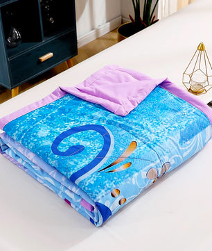 Frozen Anna Elsa Comforter Princess Blanket Bedspread Coverlet D608 - Lusy Store