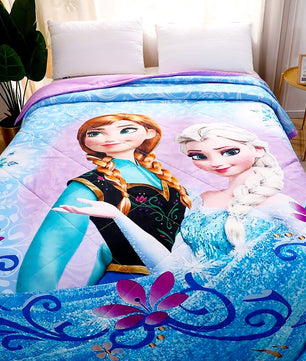 Frozen Anna Elsa Comforter Princess Blanket Bedspread Coverlet D608 - Lusy Store