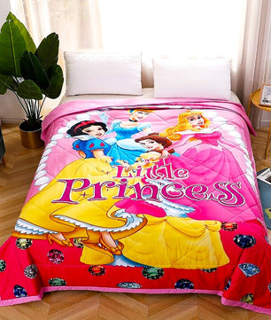 Frozen Anna Elsa Comforter Princess Blanket Bedspread Coverlet D608 - Lusy Store
