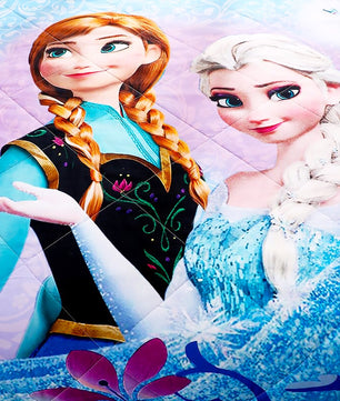 Frozen Anna Elsa Comforter Princess Blanket Bedspread Coverlet D608 - Lusy Store