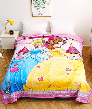 Frozen Anna Elsa Comforter Princess Blanket Bedspread Coverlet D608 - Lusy Store