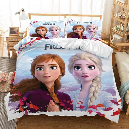 Frozen Bed Set Elsa Anna Bed Linen Children Luxury Girls Bedding Sets - Lusy Store