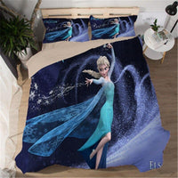 Frozen Bed Set Elsa Anna Bed Linen Children Luxury Girls Bedding Sets - Lusy Store
