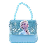 Frozen Tote Bag Birthday Gift Little Girl Cute Mini Bag BG1022 15x6x13 cm (5.9x2.4x5.1 inch) Blue