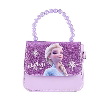 Frozen Tote Bag Birthday Gift Little Girl Cute Mini Bag BG1022 15x6x13 cm (5.9x2.4x5.1 inch) Purple