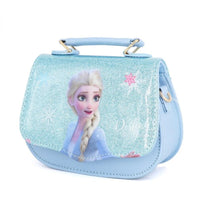 Frozen Tote Bag Birthday Gift Little Girl Cute Mini Bag BG1023 16.5x6.5x14.5cm (6.5x2.5x5.7 inch) Blue