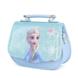 Frozen Tote Bag Birthday Gift Little Girl Cute Mini Bag BG1023 16.5x6.5x14.5cm (6.5x2.5x5.7 inch) Blue
