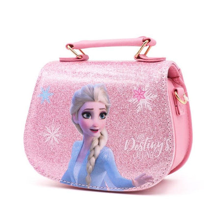 Frozen Tote Bag Birthday Gift Little Girl Cute Mini Bag BG1023 16.5x6.5x14.5cm (6.5x2.5x5.7 inch) Pink